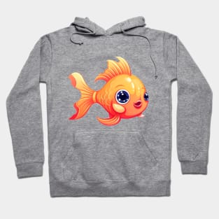 Cute cartoon fish. Hoodie